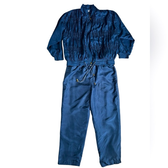 Roy Stock Men’s Vintage Silk Jacket and Pant Set size medium - Picture 1 of 16